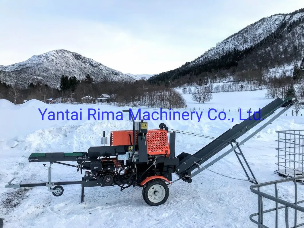 2021 Rima 20ton New CE Gasoline Firewood Processor / Log Splitter / Wood Cutter