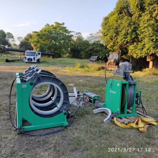 油圧バットフュージョン自動HDPEパイプ溶接機、最大355mm